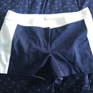 Jcrew Navy & White shorts